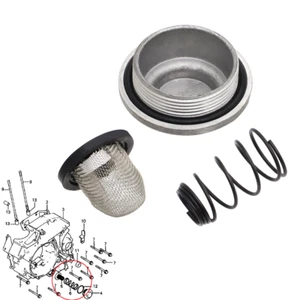Oil Drain Plug Spring Filter Set for Honda ATC185 ATC185S ATC200ES 12361-383-000 - Picture 1 of 8
