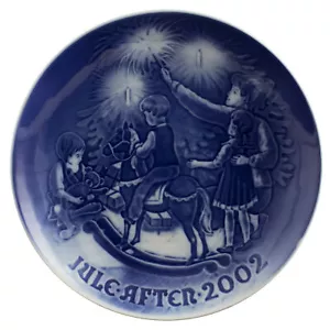 ROYAL COPENHAGEN BING&GRONDAHL PIATTO DI NATALE 2002 ORIGINALE PORCELLANA PRIMA - Picture 1 of 4