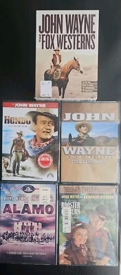 John Wayne DVD LOT Alamo HONDO Fox Westerns BRAND NEW FACTORY SEALED Rooster  - Image 1 of 3