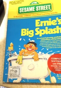 Vintage Ernie's Big Splash Computer Software 5 1/4" and 3 1/2" Diskettes - Picture 1 of 2