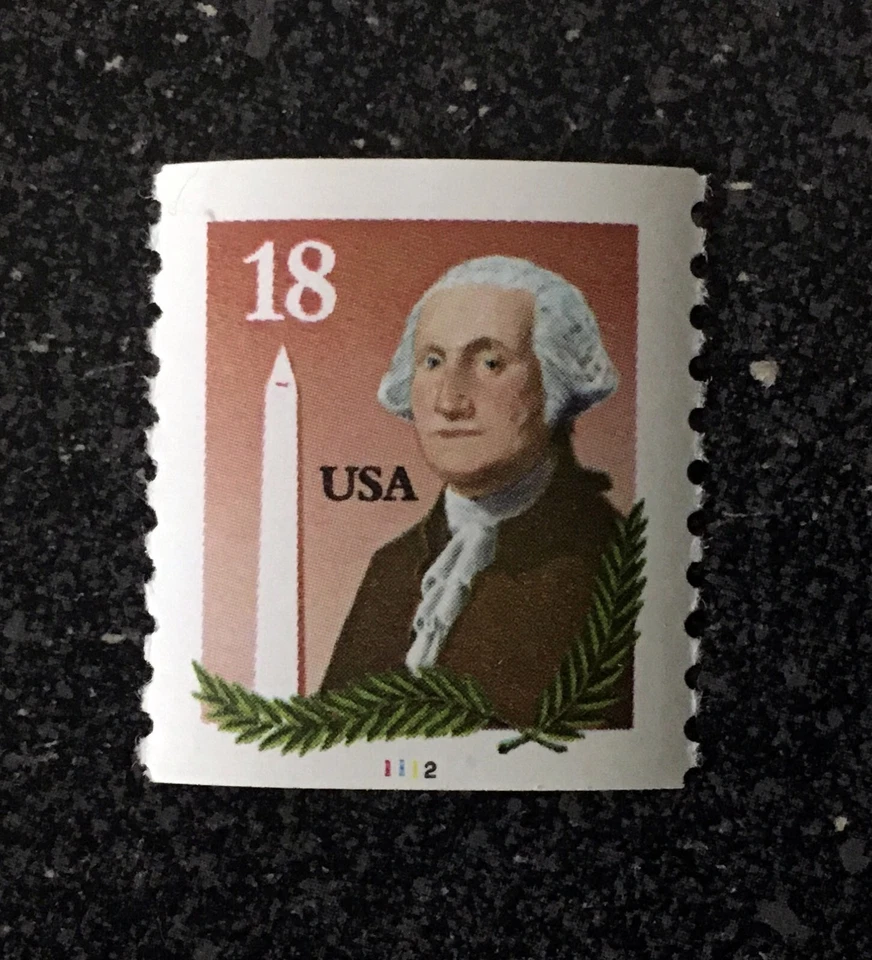 1985USA #2149 18c George Washington & Monument Coil (#1112) PNC Single  mint - Image 1 of 1
