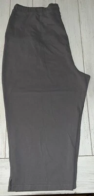 Pantalones capri Sport Savvy DuoStretch gris claro cintura elástica talla XLP Foto 1 de 4