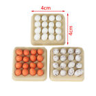 1:12 Dollhouse Miniature Eggs Kitchen Food Model (Tray+16Pcs Eggs) Kitchen D AUT