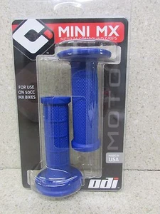 NEW ODI BLUE MINI MX GRIPS YAMAHA PW50 TTR50 TTR50E ALL YEARS YAM TTR PW 50 - Picture 1 of 1