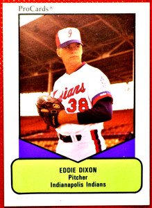 1990 ProCards AAA Future Stars #571 Eddie Dixon (Indianapolis Indians) .. S00178