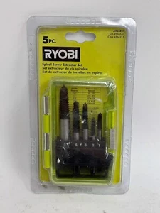 RYOBI Spiralschraubenausdreher-Set strapazierfähiger Stahl mit Schwarzoxidgewinde (5 Stück) - Bild 1 von 2