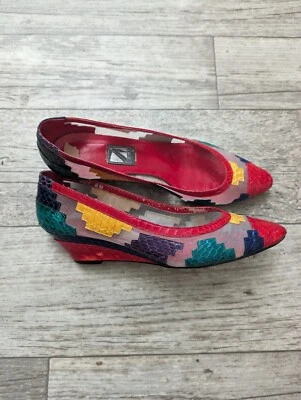 Alpargata vintage J. Renee cuñas coloridas Foto 1 de 4