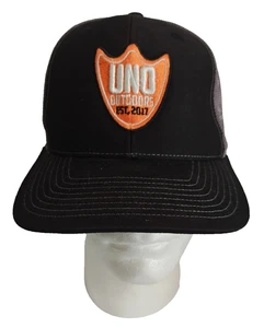 Richardson Erwachsene Uno Outdoor Baseballkappe schwarz und grau - Bild 1 von 4