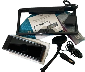 *NOS* Type S Solar-Power Lic. Plate Wireless Backup Camera 6.8" Touchscreen L103 - Picture 1 of 9