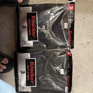 6 Pieces Black 3xL A Shirt/ Tang Top Special Last Of Inventory Best Quality - Picture 1 of 7