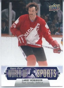 2011 Upper Deck World Of Sports Larry Robinson Canadiens Kings NHL SP - Bild 1 von 1