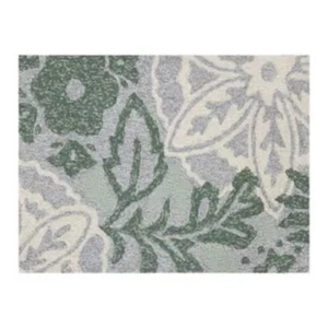 Sonoma NWT Tropical Leaves Floral Hand-Hooked 20" x 30" Accent Area Rug - Picture 1 of 2
