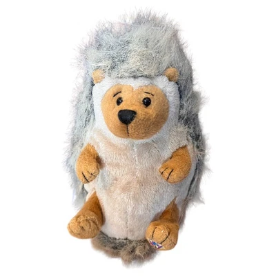Webkinz Hedgehog Ganz No Code 8" brown tan plush stuffed animal Fuzzy! - Image 1 of 4