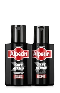 2 X Alpecin GREY ATTACK Coffein & Color Shampoo 200 ml Neu (654) - Bild 1 von 1