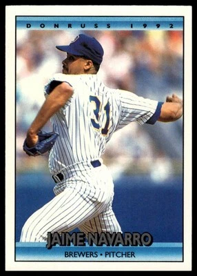 1992 Donruss #705 Jaime Navarro - Image 1 of 2
