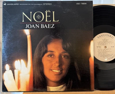 Joan Baez Noel Vinyl LP Vanguard VSD-79230 1st Pressing Ave Maria Silent Night Foto 1 de 4