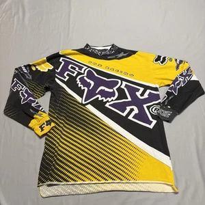 Camiseta deportiva de carreras Fox vintage talla grande años 90 estampada de motocross - Imagen 1 de 16