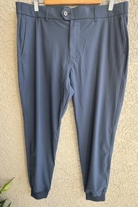 Pantalones de chándal Greyson Performance Active para hombre azul periwinkle elásticos talla 36x30 - Imagen 1 de 5