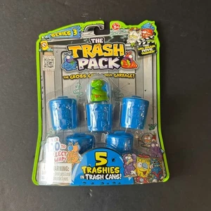 The Trash pack - Series 3 - 5 Trashies in Trash Cans Set - Picture 1 of 2