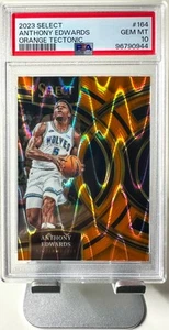 Anthony Edwards 2023 Panini Select #164 Orange Tectonic Minnesota Timberwolves  - Bild 1 von 2