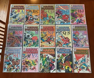 Official Handbook of The Marvel Universe #1-15 Complete Series 1982 Lot Set Run - Picture 1 of 15