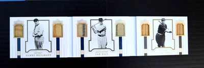 2019 NT Triple Legends Harry Heilmann Sam Rice Willie Kamm bat jersey /25 - Image 1 of 4