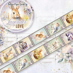 Asuka Studio - Lavender Love - Washi Tape 15mmX5mm, MP-61523 - Picture 1 of 3