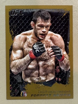 Forrest Griffin 2011 Topps UFC Moment of Truth #80 Gold Parallel - Image 1 of 2