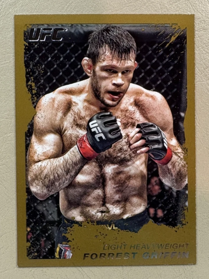 Forrest Griffin 2011 Topps UFC Moment of Truth #80 Gold Parallel - Image 1 of 2