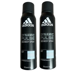 Adidas Deodorant Deospray DYNAMIC PULSE Deo Body Spray 48h t 2x150ml - Picture 1 of 2