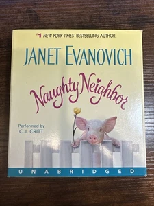 AUDIO BOOK:  'Naughty Neighbor'  By Janet Evanovich  4 CDs/5 hrs  Unabridged - Picture 1 of 2