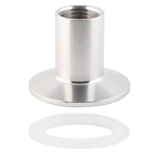 Metaland 1.5 Tri Clamp to 1/4 NPT Female Fitting Stainless Sanitary Home Br - Picture 1 of 5
