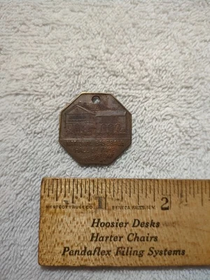 1939 National Baseball H.O.F Cooperstown N.Y. Dedication Souvenir Keychain  - Image 1 of 3