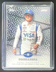 2024 Topps Formula 1 Racing Yuki Tsunoda Eccellenza Visa Cash App RB F1 Team - Picture 1 of 2