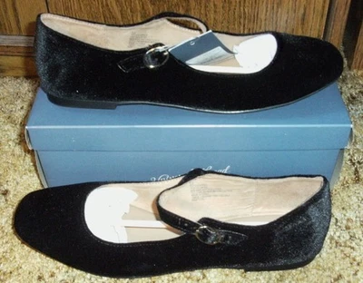 Universal Thread Amala Black Velvet Mary Jane Flats Size 12m New in Box - Image 1 of 4