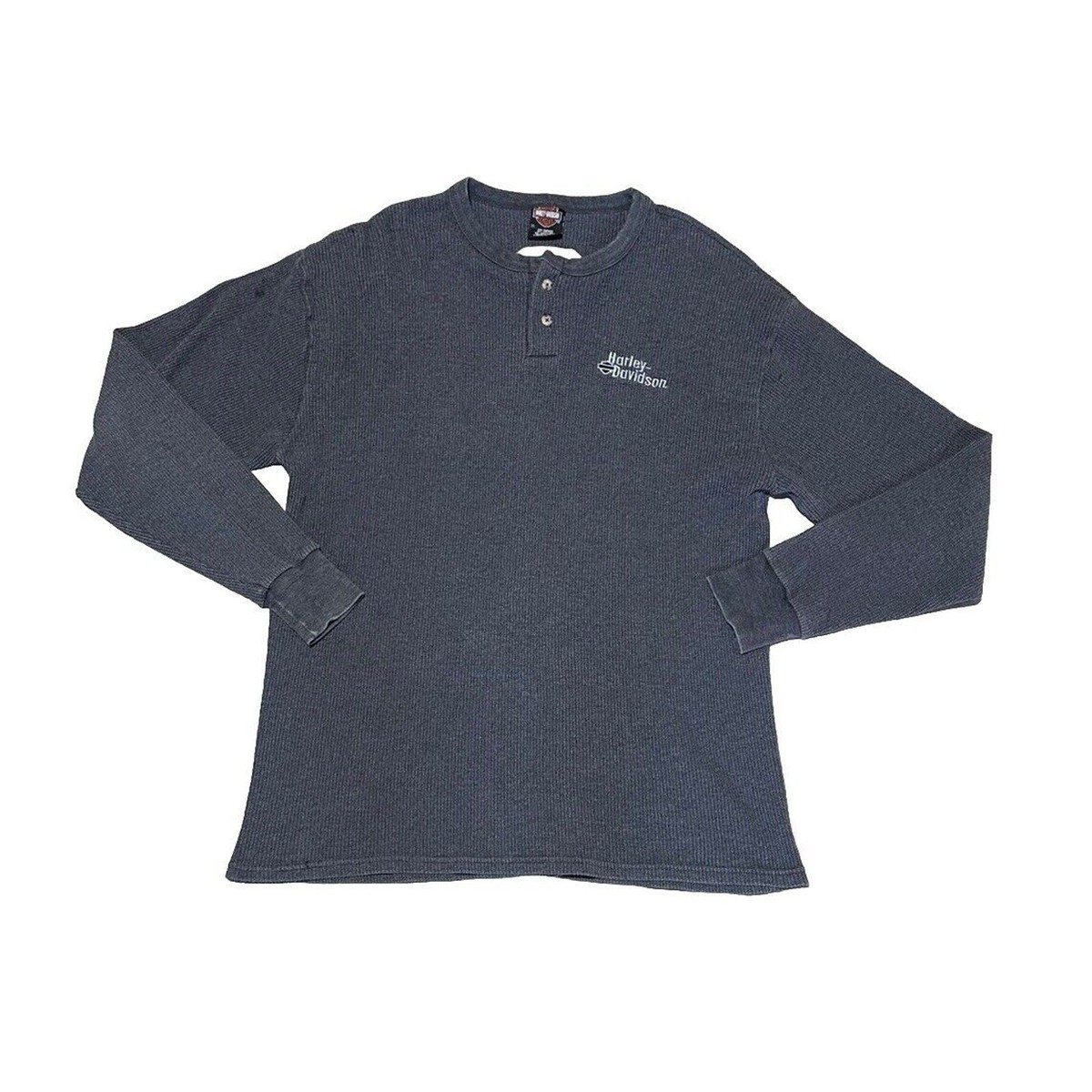 【HARLEY DAVIDSON】L/S Tee デカロゴ スリーブロゴ 2XL 1985 1980s Harley Davidson Motorcycles Daytona Bike Week 3D