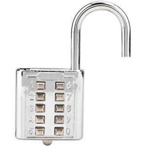 10-digit Push Button Combination Password Padlock Blind Button Padlock FY - Bild 1 von 9