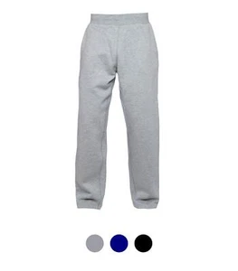 Uneek - Childrens/Kids Jog Bottoms - 50% Polyester 50% Cotton - Picture 1 of 6