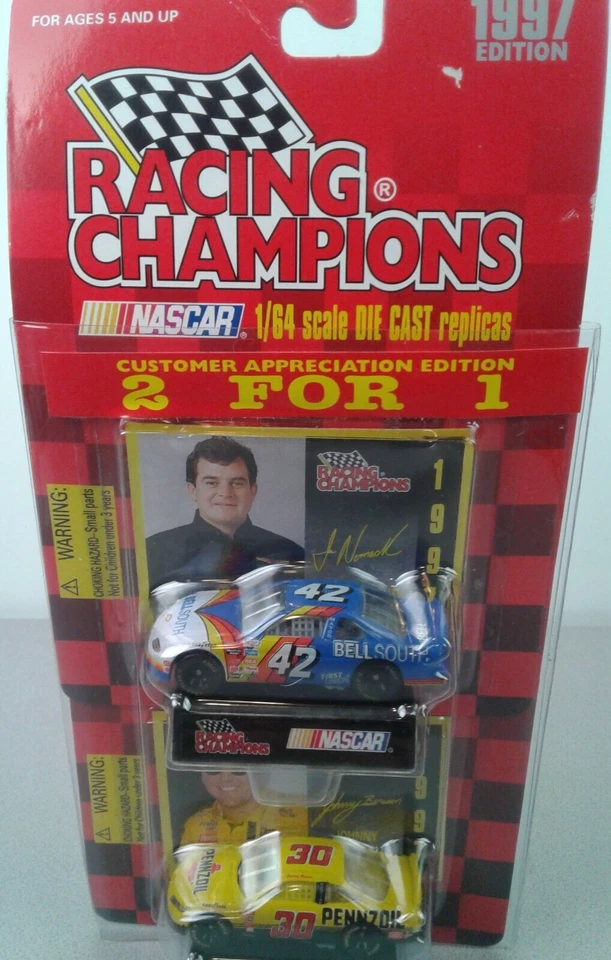 1997 NASCAR Racing Champions Robby Gordon Team Sabco Chevy Race Car 1 64