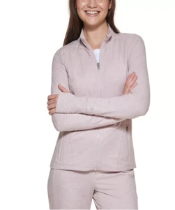 Calvin Klein Performance Women's Zip Jacket Heather Pink Size XL 3374 - Picture 1 of 1