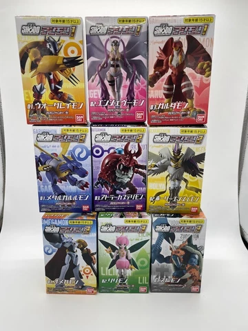 Digimon Adventure SHODO Series Figure 9p Complete set BANDAI Limited Cover