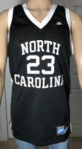 Nike Jordan 23 "UNC Tar Heels 82" Jersey Size L (Black/White/Blue) 2003 - Picture 1 of 8