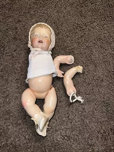 15 ZOLL ANTIKE DEUTSCHE JD KESTNER HILDA BABY PUPPE #245 BISKUITKOPF - um 1914 - Bild 1 von 5
