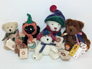 Boyds Bears Set Plüsch mit Etikett Hattie Katze Elchfelle Crayola Pawsley Snickersnoodle - Bild 1 von 19
