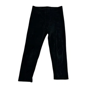 Mini Boden Black Velvet Leggings Size 5-6 - Picture 1 of 4
