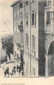 9142) CAGLIARI PALAZZO DEL COMANDO DELLA DIVISIONE MILITARE ANIMATA - Imagen 1 de 2