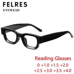 Gafas de lectura unisex cuadradas con bloqueo de luz azul marco pequeño lectores presbicios - Imagen 1 de 19