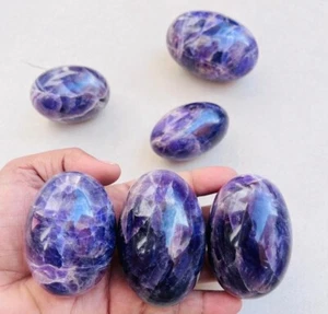 Large Amethyst Crystal Lingam Hand Carved Crystal Home office Decorative Lingam - Picture 1 of 7