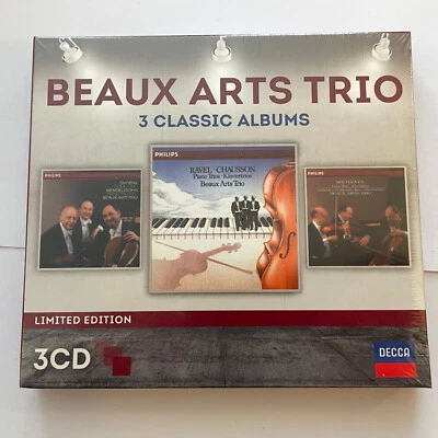 Beaux Arts Trio : 3 Classic Albums (3 x CD Limited Edition Set, 2014) NEW/SEALED - Image 1 of 2