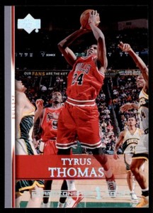 2007-08 Upper Deck Championship Court Stamp #118 Tyrus Thomas